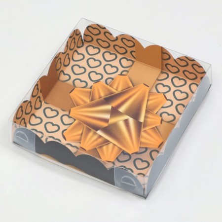 Box for cookies, "Golden Balt", 12 x 12 x 3 cm