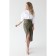 Women's skirt with a belt, size 52