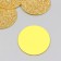 Decor "Snow Com" gold foam glitter 5 cm (set 5 pcs)
