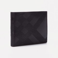 Male purse without fastener, department for bills, for maps, brown color