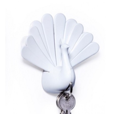 Qualy Peacock Keywater, White Color
