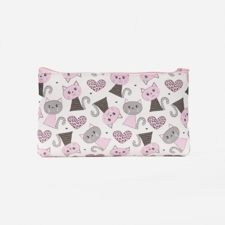 Lightning cosmetic bag, pink color-2