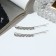 Invisibility for hair "Magic shine" (set 2 pcs) Zig POW, 5.5 cm, silver