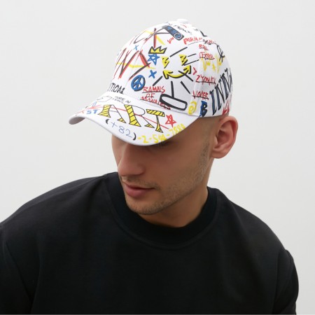 Minaku cap "Art" color white, rr 58-1