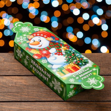 Gift box "Snowman with candy" 22 x 11.2 x 5.5 cm