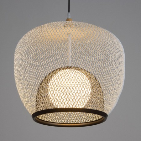 Bayerlux lamp "Maura" E27 40W white-black 40x40x32-132cm-2