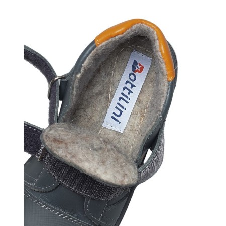 Baby boots, size 24, gray color-2