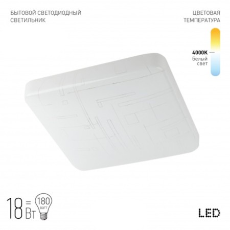 Lamp SPB-6-24 NANCY S 24W 4000K square-8