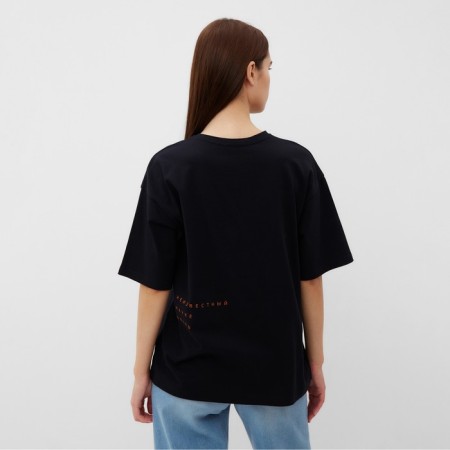T-shirt KAFTAN Cheburashka size 40-42, black-4
