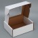 Box Gift team with a white window, packaging, 27x10x21 cm