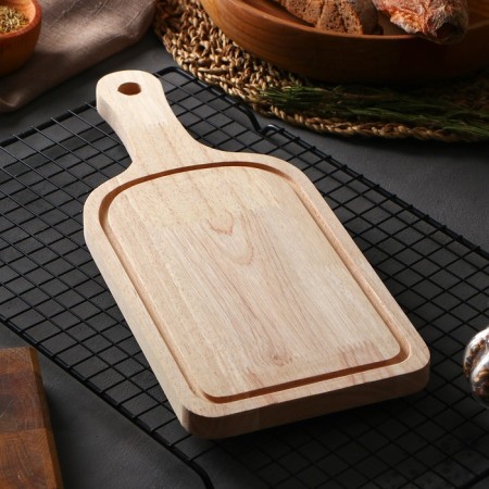 Board for feeding Magistro "Dubrava", 34 × 14 × 1.5 cm, oak-1