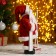 Santa Claus "in a red fur coat, skiing" 29 cm