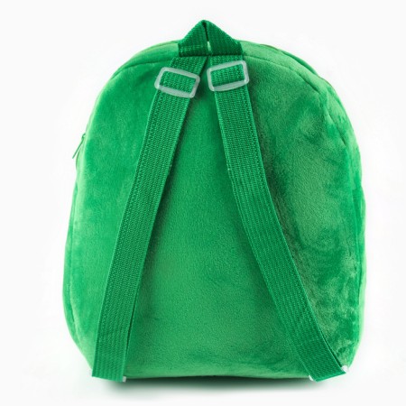 Baby backpack "Snake" with sequins, 23*28 cm, green color-3