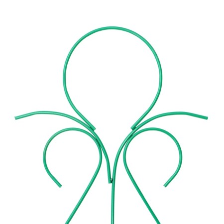 Shpalera, 175 × 55 × 1 cm, metal, green, "tulip mini"-6