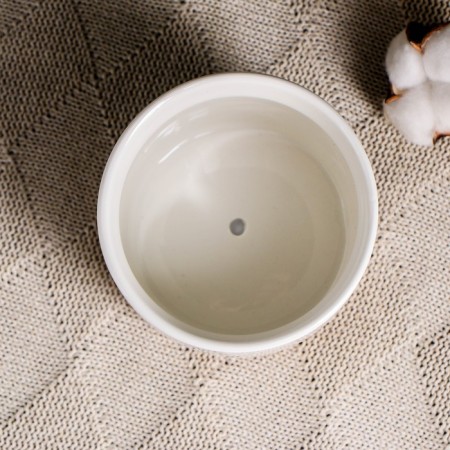 Pot "Eco" 10x9.5cm, white-2