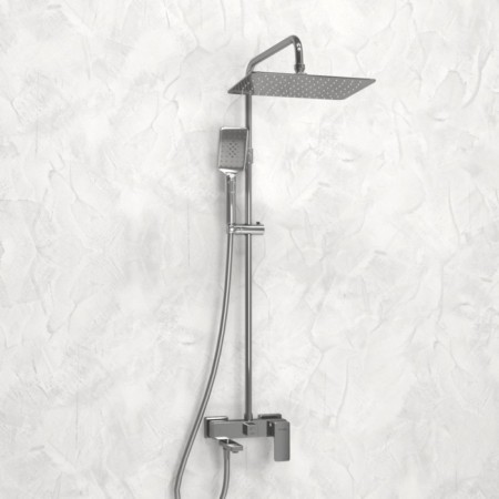 The shower system wasserkraft a177.069.126.087.ch, tropical shower, shower, chrome-1
