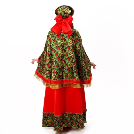 Carnival costume "Folk festivities Ryabin Bunnies" Nabbage, Kokoshnik, Skirt, rr52-58-9