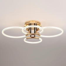 Люстра потолочная Lumion. Lara, 54Вт, Led, 182х790х550 мм, цвет золотой, чёрный