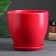 Flower pot "Color Gam" red, 2.5 l