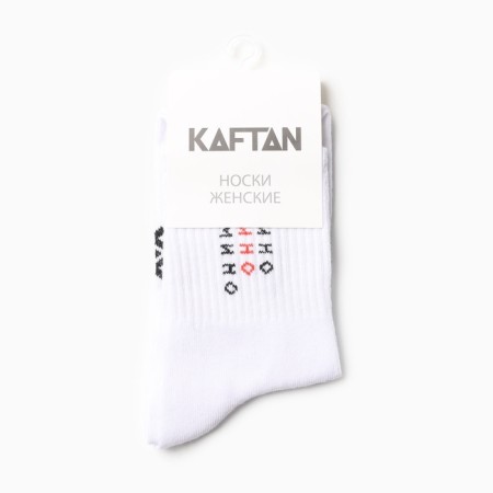 Women's socks KAFTAN "Cinema" p. 36-39 (23-25 ​​cm), white-2