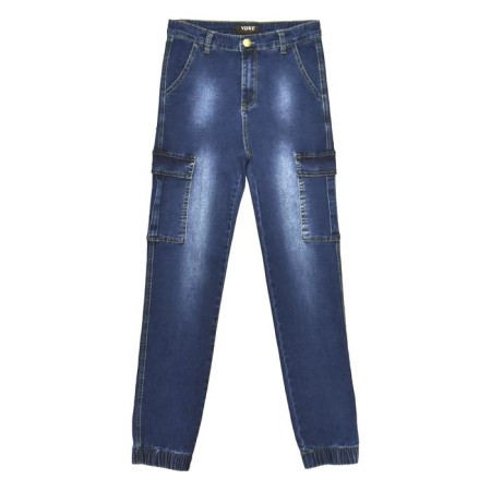 Jeans for boys, height 146 cm, blue color