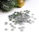 New Year's confetti "Snowflake", colored, for the New Year