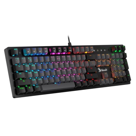 A4Tech Bloody B820r Dual Color Keyboard Mechanical Black/Gray USB for Gamer Led (B820R 10046-7