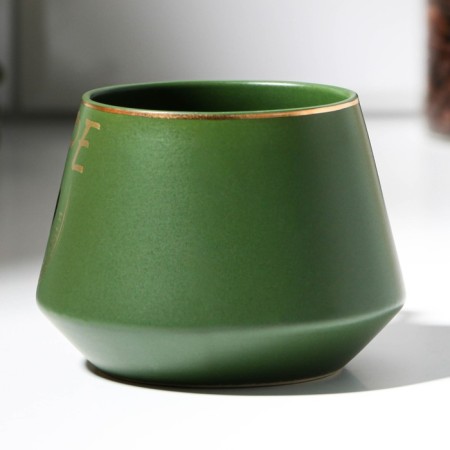 Ceramic mug "Coffee", 320 ml, green color-2