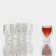 Set of glass piles with double walls "Almaz", 100 ml, 6 pcs