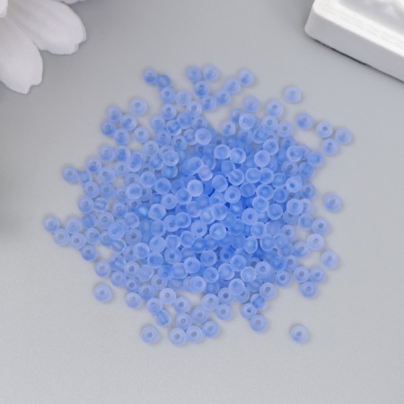 Glass 8/0 "Matte translucent. Jeans" 10 g-1