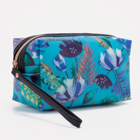 Lightning cosmetic bag, blue color-1