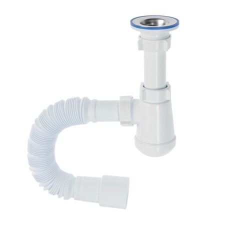 Siphon for washing Orio Chick M-32020, 1 1/2 "x32 mm, without release, corrugation 32x40/50 mm, l = 650 mm