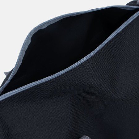 Sports bag with lightning, long belt, without lining, black/gray color-2