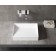 ABBER STEIN AS2623 sink, invoice, 600x350x120 mm, artificial stone, white