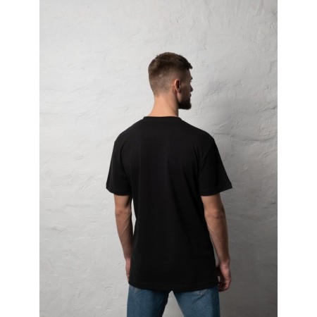 Male T -shirt, size 44, black color-4