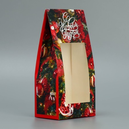 Folding box "New Year", 9 x 19 x 6 cm, New Year-2