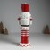 Polystone souvenir "Nutcracker with curls in a red-white uniform, with a drum" 11x11x32 cm 1032587
