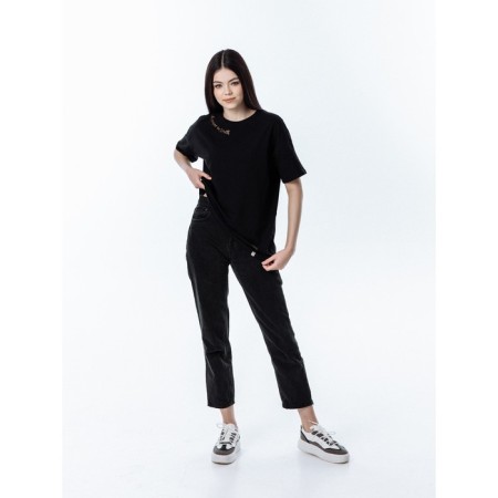 T-shirt unisex, size 44-46, black color-2