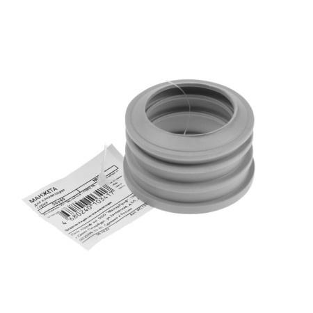 Transitional cuff Masterprof IS. 131771, D = 50 x 40 mm, for sewer pipes, heaps, gray-2