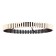 Ceiling Ceiling ST LUCE. SL6203.402.50. Estense. 1x50 W, LED, 3000K, 4000 LM, 80x80x13 cm, black color