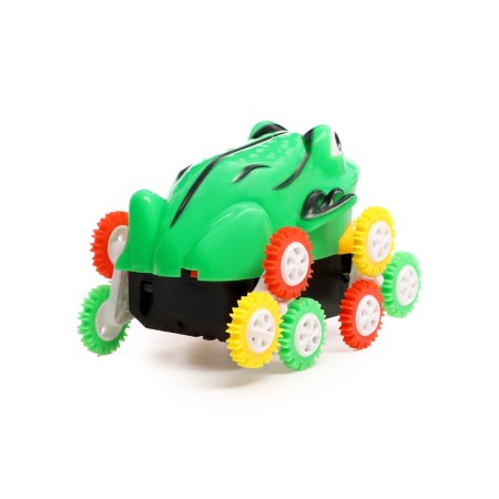 Frog-crossing machine, works on batteries, green color-2