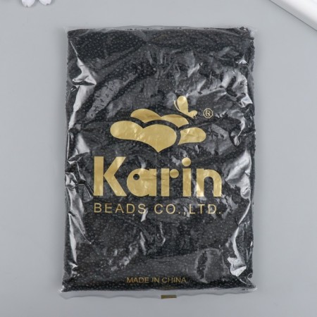 Бисер стекло 12/0 "Чёрный" 450 гр-2