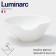 Luminarc Salenco salad bowl, 450 ml, d = 16.5 cm, glass ceramic, white