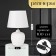 Traffic lamp with lampshade Risalux "Sandra", E14, 40 W, White, 18 × 18 × 33.5 cm