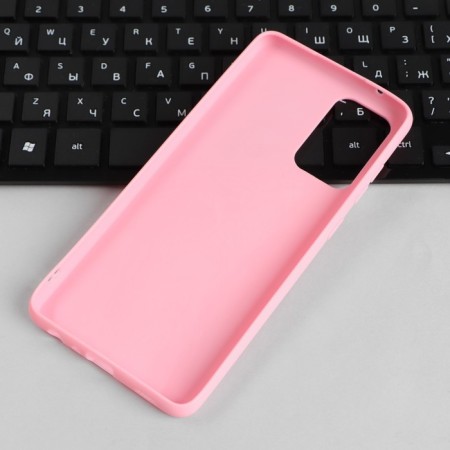 Pero cover for Samsung A72, silicone, pink-2