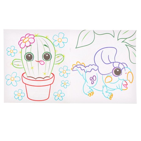 Coloring "from Tigrenka", with colored contours-4