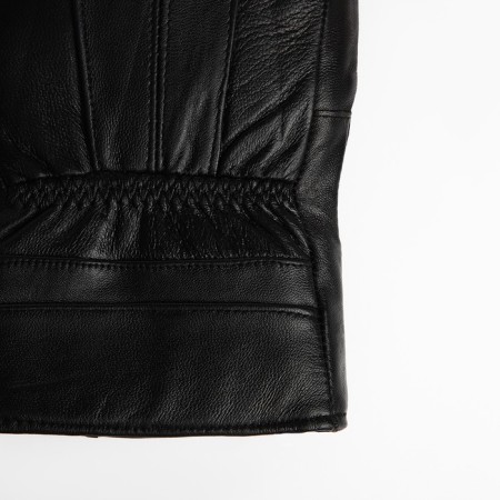 Male gloves, size 22, with insulation, black color-1