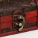 Casket wood chest "Blooming garden and butterflies" 7x9.5x5.7 cm