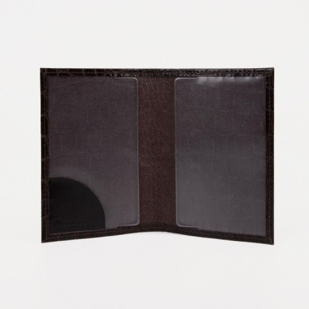 TEXTURA passport cover, brown color-2