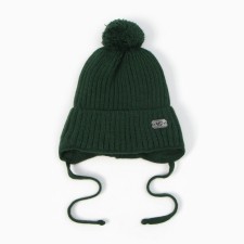 Children's hat, green color, size 52-54